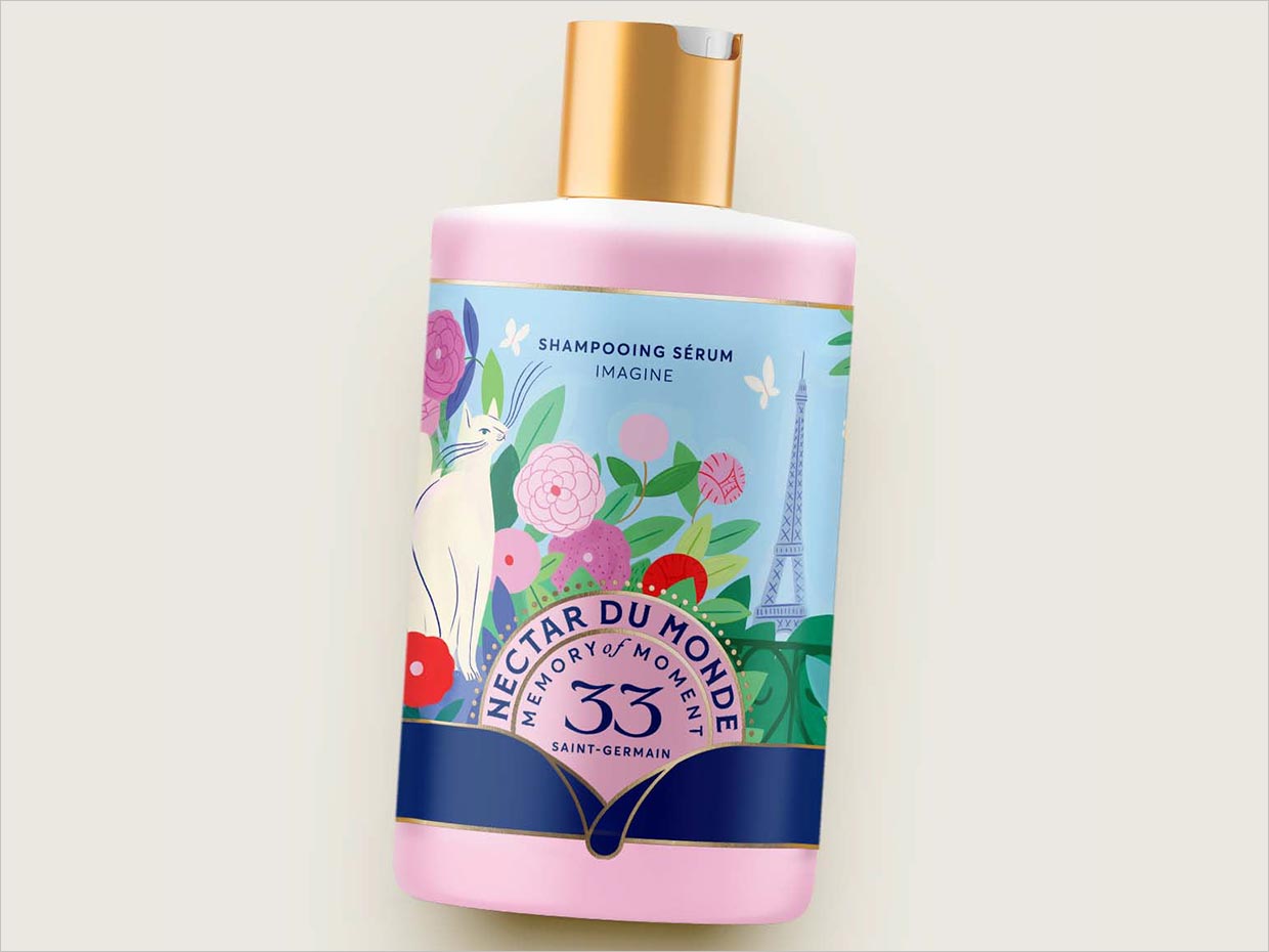 Nectar du Monde洗发水日化用品包装设计