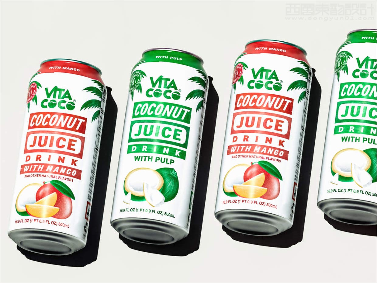 美国Vita Coco果汁饮料包装设计