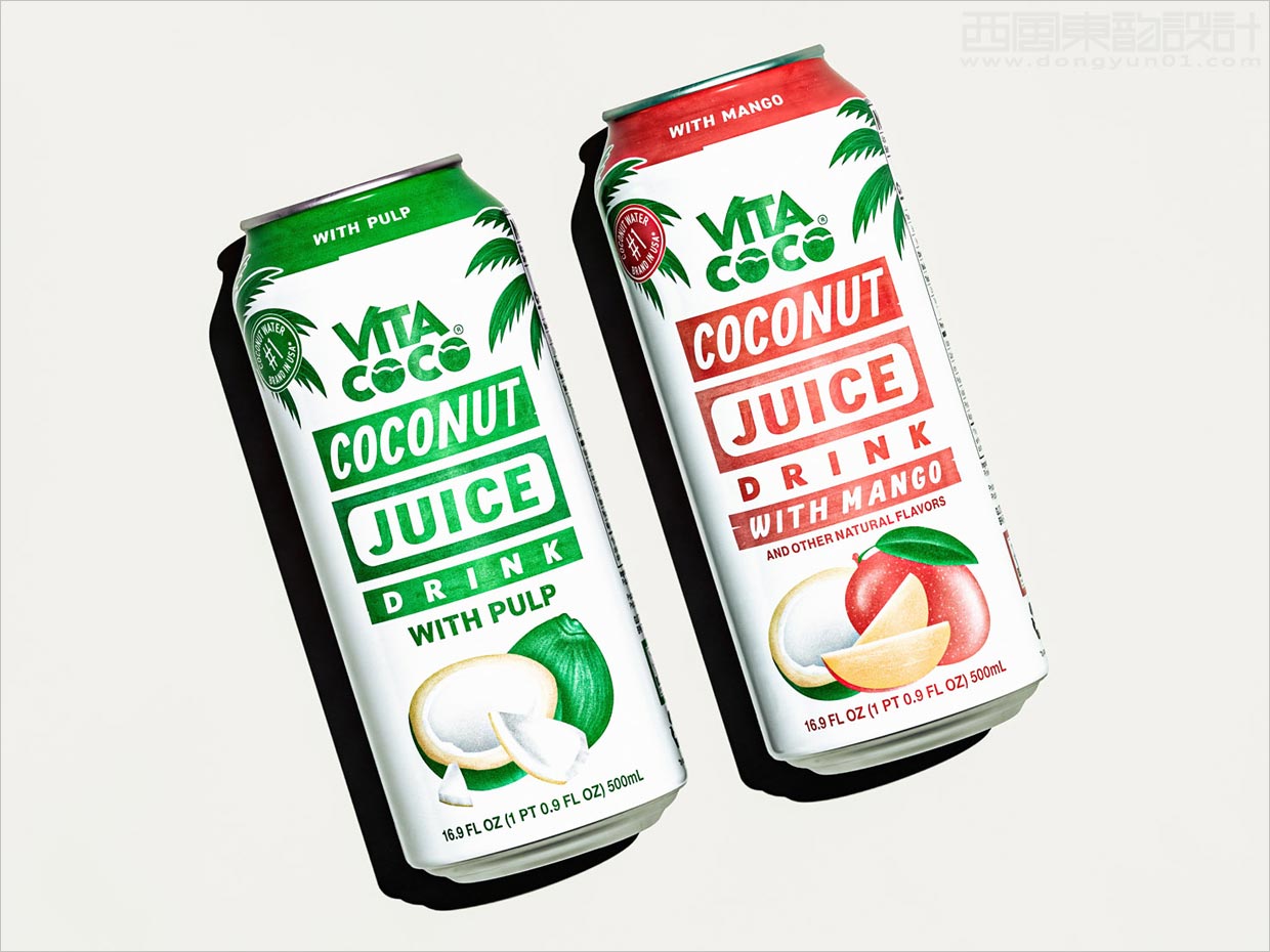 美国Vita Coco果汁饮料包装设计