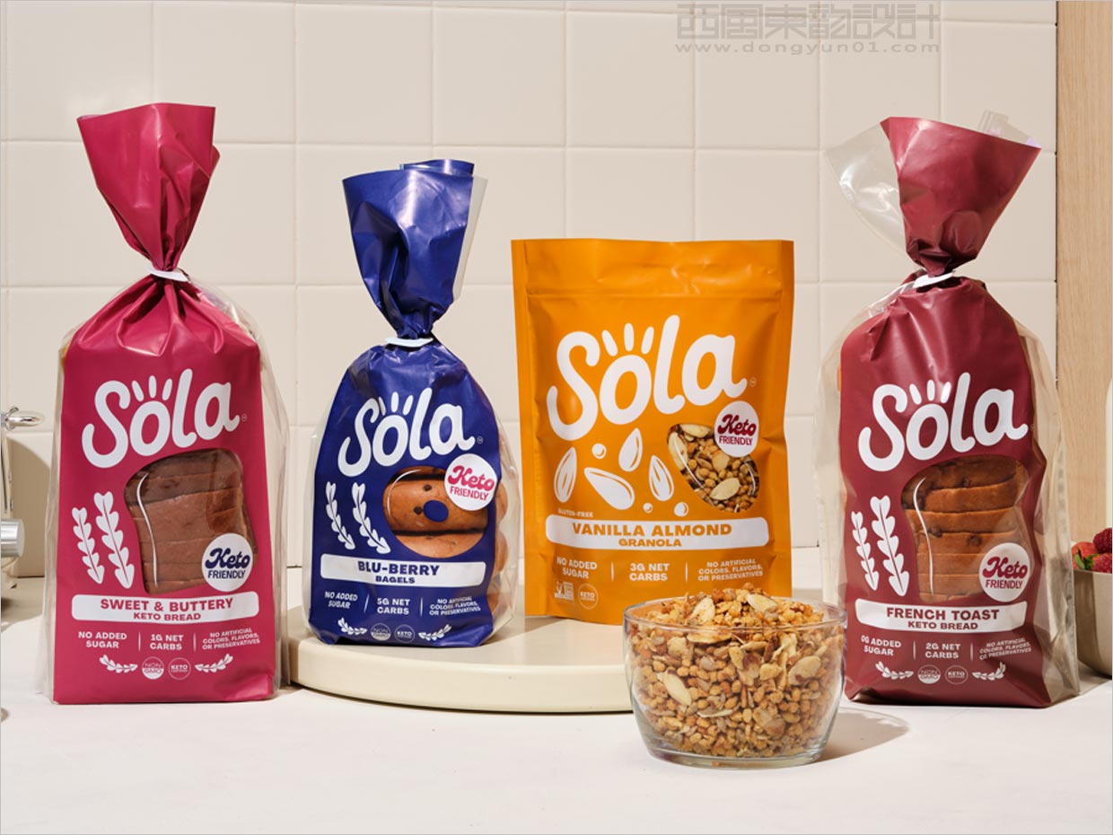 Sola面包烘焙食品包装设计