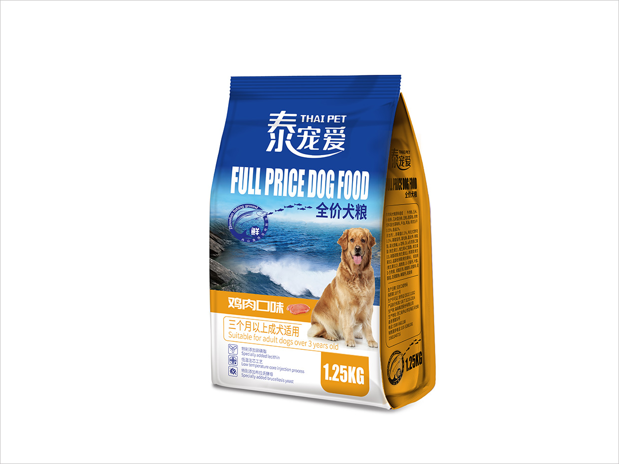 泰宠爱宠物食品袋包装设计 泰宠爱宠物食品袋包装设计