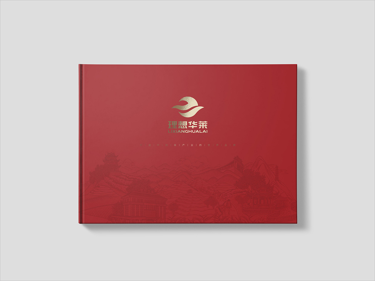 理想华莱科技集团公司画册设计之封面设计