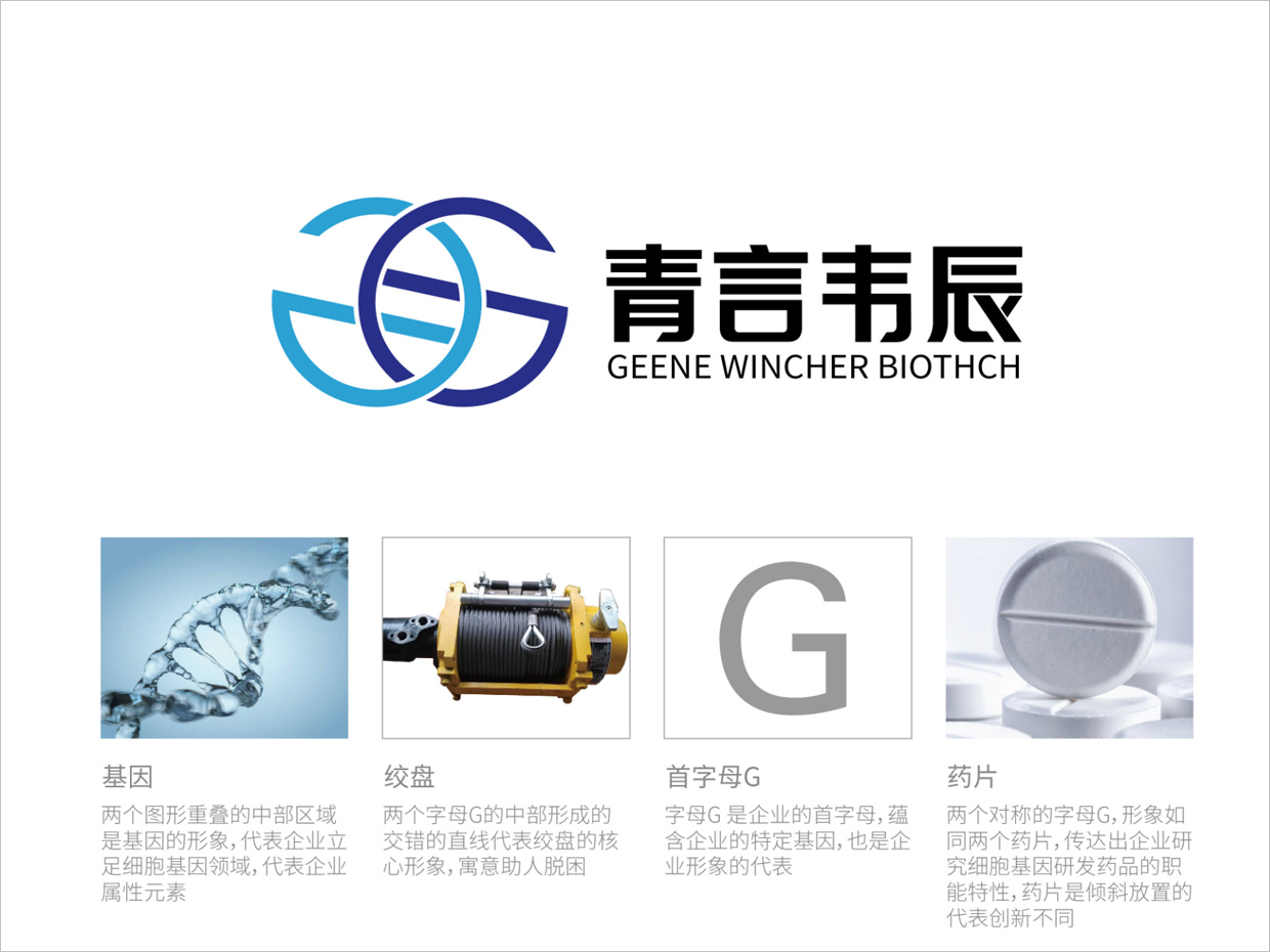 北京青言韦辰生物科技公司logo设计之创意理念说明 北京青言韦辰生物科技公司logo设计之创意理念说明
